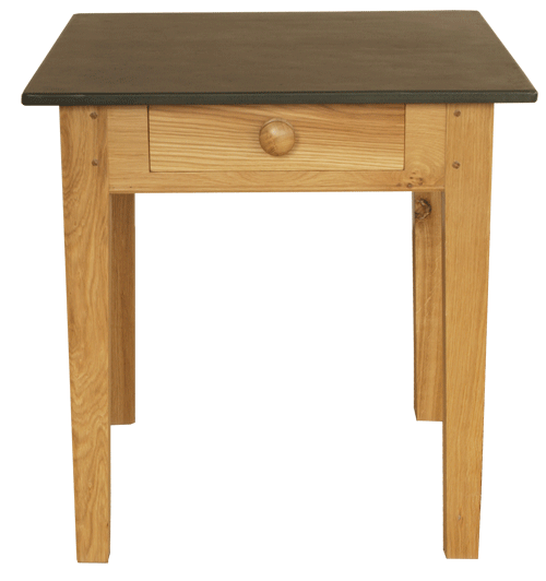Oak Pastry Slate Top Farmhouse Table